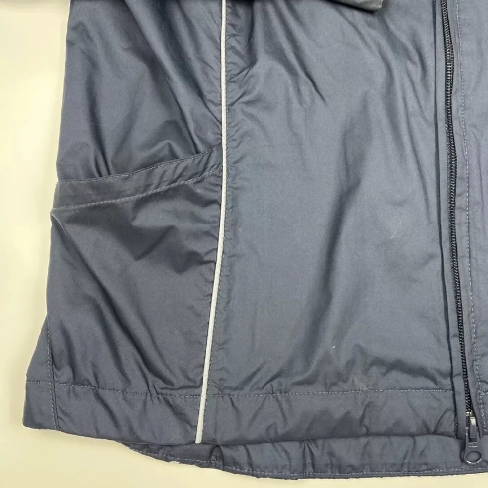 Vintage Nike navy blue Windbreaker kids Jacket  size Medium 8-10